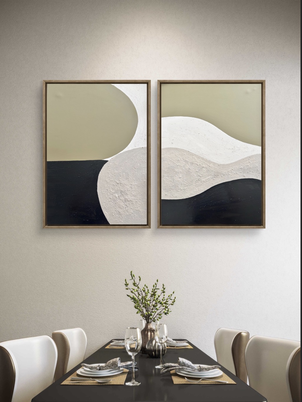 Mineral Pebble — Sienna, acrylic on canvas, 2026