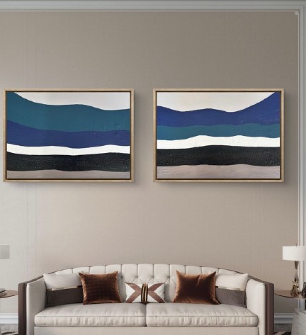 Ocean View — Sand, acrylic on canvas, 2026